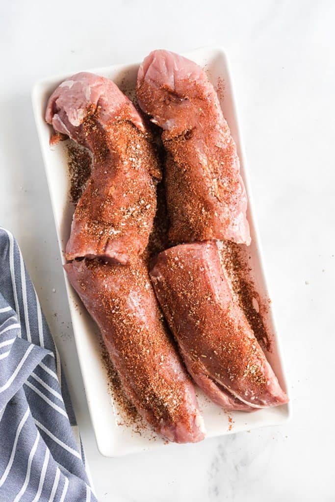 pork tenderloin on a plate