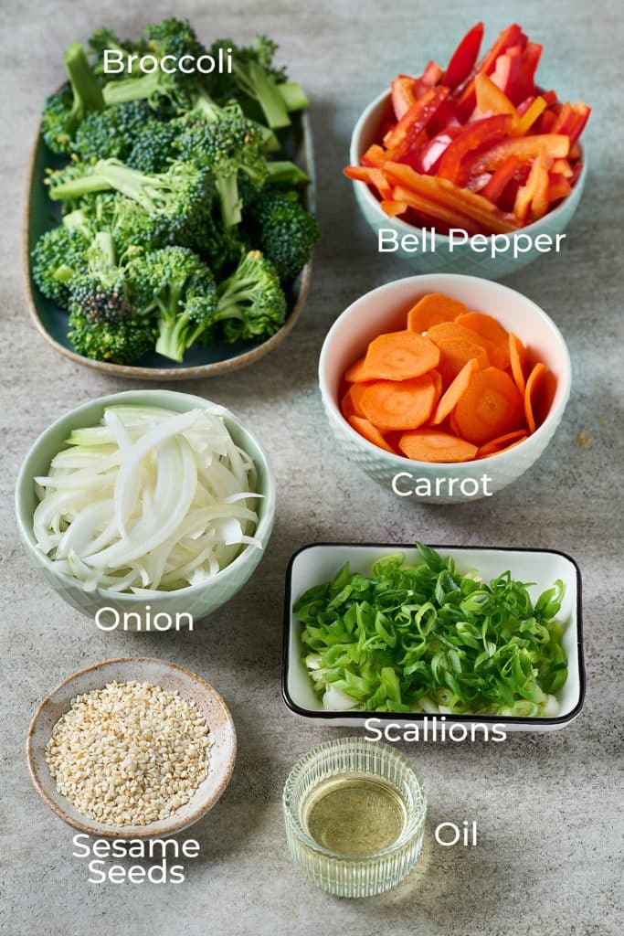 vegetables used in stir fry