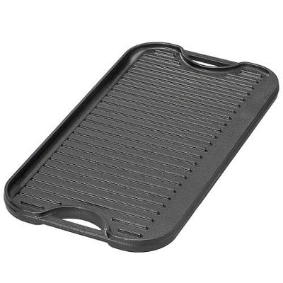 cast iron reversible grill/griddle 20 inch
