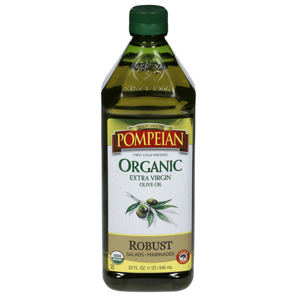 Pompeian Organic Extra Virgin Olive Oil, 16 fl. oz