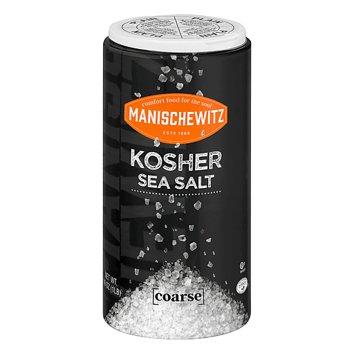 Manischewitz Coarse Kosher Sea Salt, 16oz