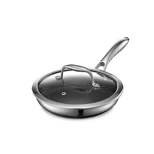 nonstick frying pan with lid