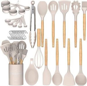 Cooking Utensils Set with Holder (Budget Friendly 5-stars)