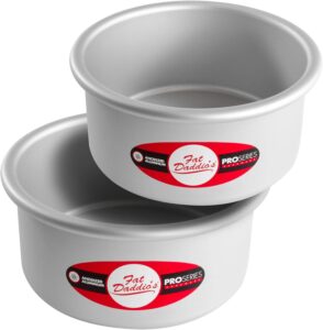 Fat Daddio’s Round Cake Pans 6-inches (Set of 2)