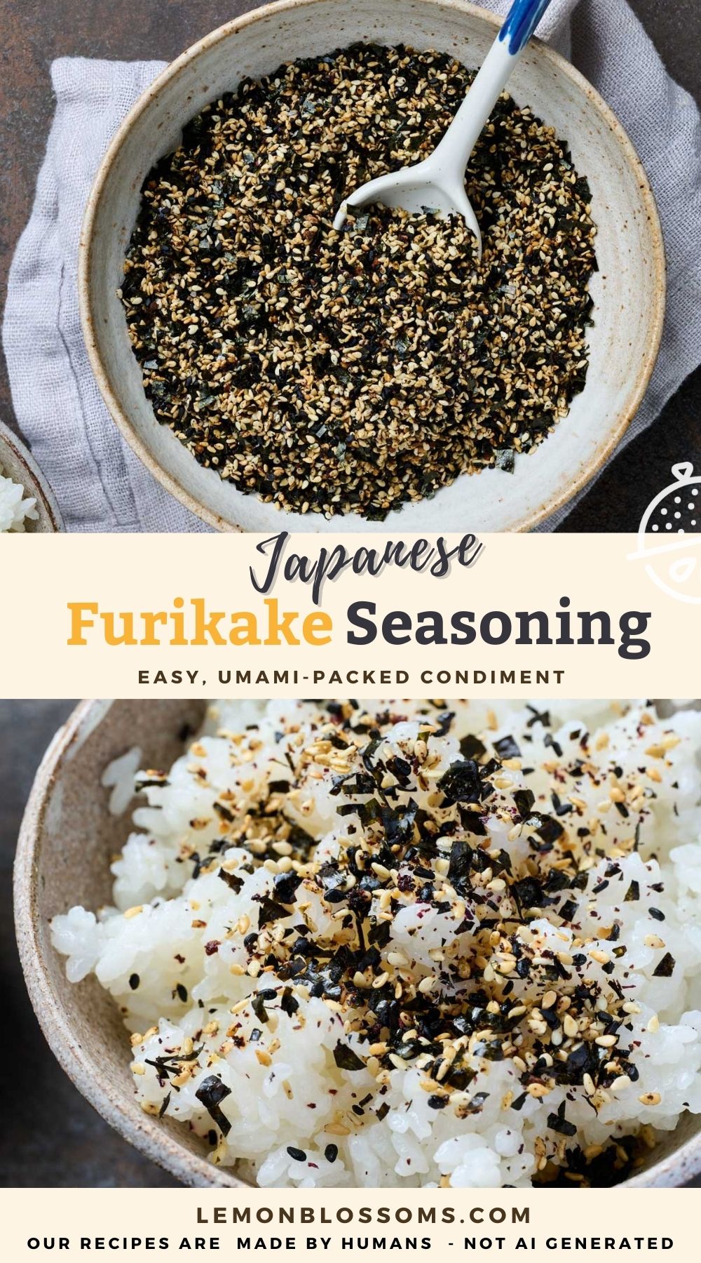 Furikake Recipe (Japanese Rice Seasoning) - Lemon Blossoms
