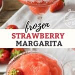 Frozen Strawberry Margarita Pin image