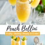 Peach Bellini pin image