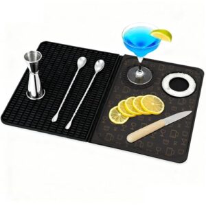 Foldable Bar Mat with Cutting Board