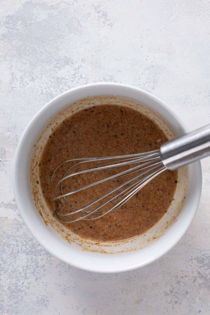 Plant-milk and spice mixture for tofu scramble